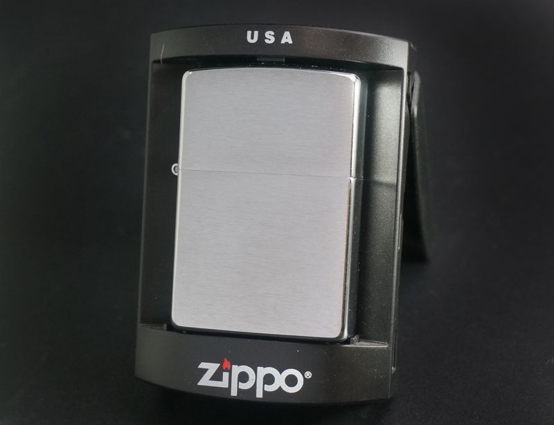 画像: zippo #200 ブラッシュ・クローム 2008年製造 