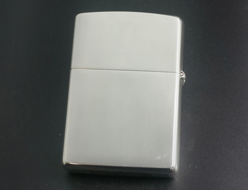 画像: zippo ドランカー メタル貼付け 「シリアルNO.004」 1997年製造