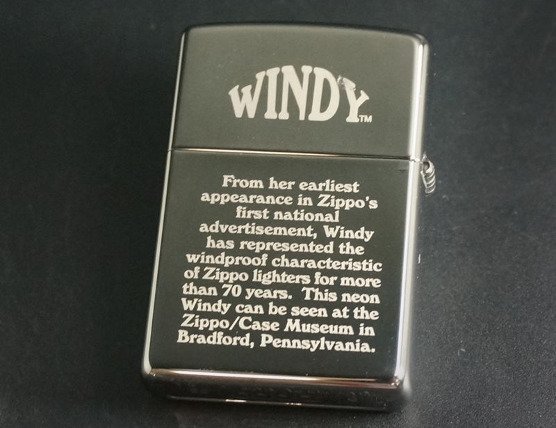 画像: zippo WINDY 両面デザイン #150 2008年製造