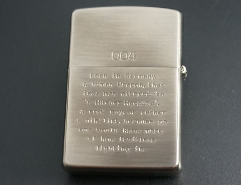 画像: zippo サイボーグ009 「004アルベルト・ハインリヒ」 1997年製造