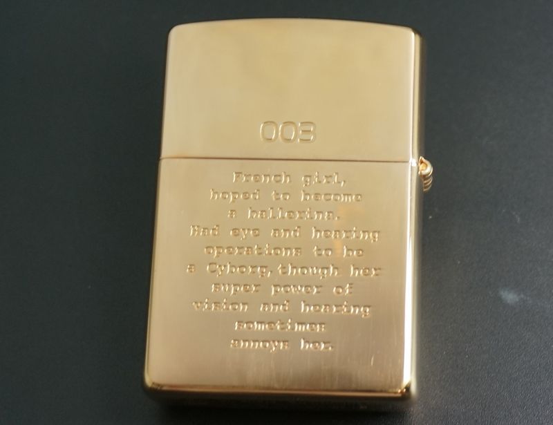 画像: zippo サイボーグ009 「003フランソワーズ・アルヌール」 1997年製造