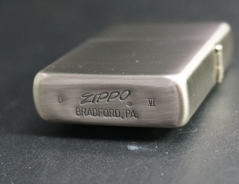 画像: zippo WINDY メタル SSいぶし 1990年製造