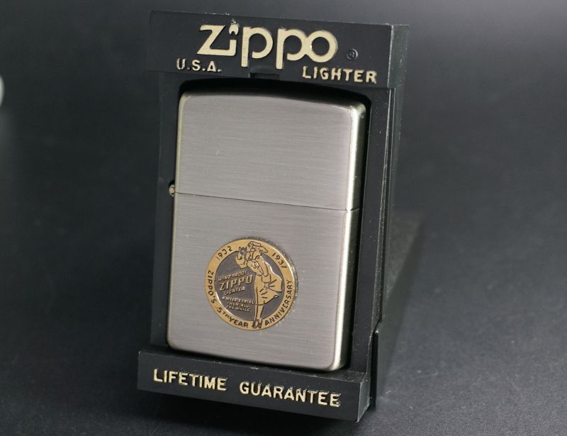 画像: zippo WINDY メタル SSいぶし 1990年製造