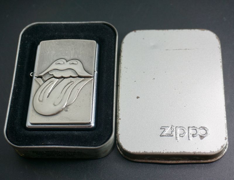 画像: zippo ローリングストーンズ プレート貼付け 