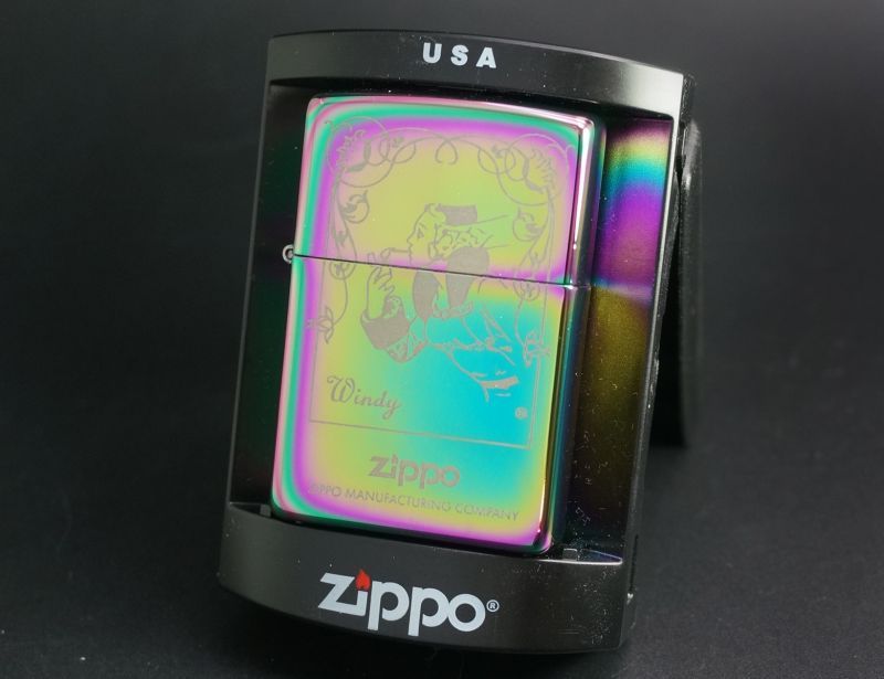 画像: zippo WINDY スペクトラム 2002製造