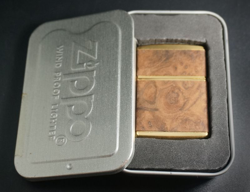 画像: zippo ウォールナット ＃254B 1993年製造