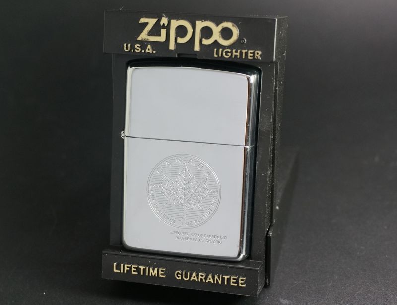 画像: zippo メイプル銀貨　＃250 1995年製造