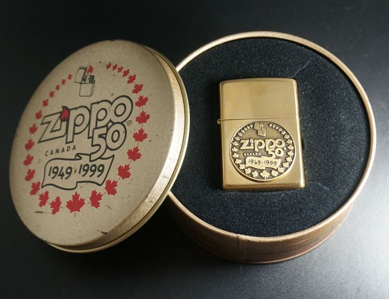 画像: zippo カナダ50周年記念 メッキ劣化あり 1999年製造