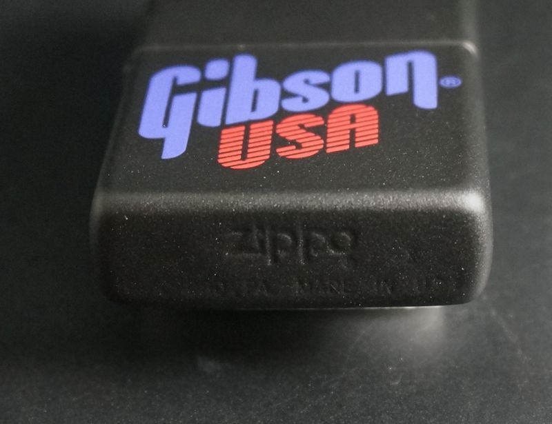 画像: zippo Gibson（ギブソン）黒マット 1995年製造