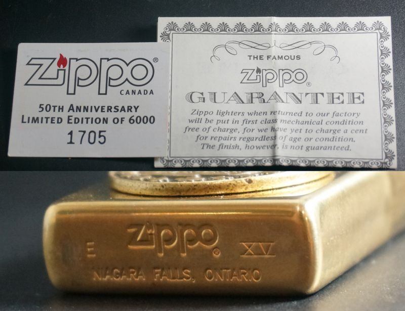 画像: zippo カナダ50周年記念 メッキ劣化あり 1999年製造