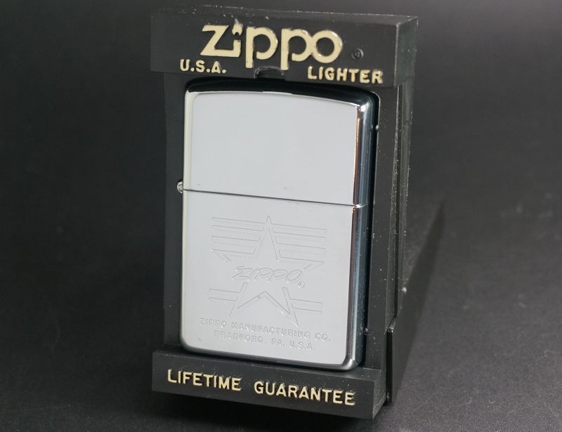 画像: zippo ロゴ＆スター ＃250 1996年製造