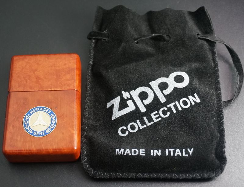 画像: zippo BENZ ベンツ ウッド 1998年製造