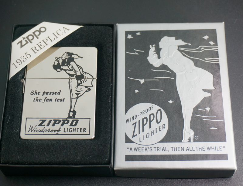 画像: zippo WINDY 1935レプリカ シルバーメッキ 2007年製造