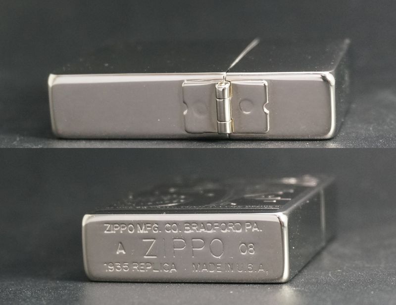 画像: zippo WINDY 1935レプリカ シルバーメッキ 2008年製造