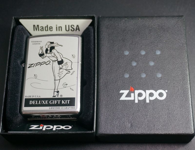 画像: zippo WINDY アメリカ加工 プリント B 2016年製造