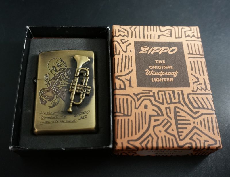 画像: zippo JAZZ トランペット 1993年製造