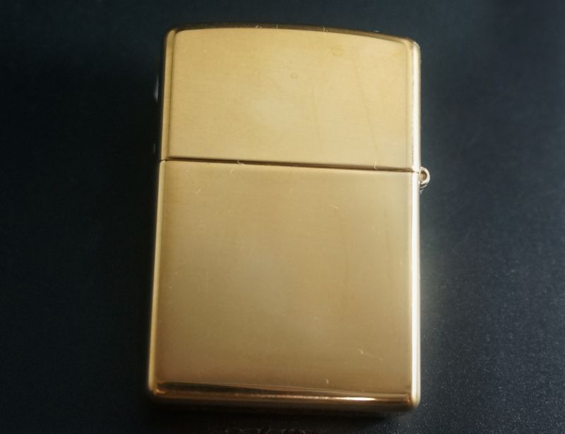 画像: zippo ロゴ ブラスミラー 2002年製造