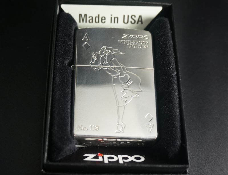 画像: zippo WINDY ダイヤのエース 2003年製造