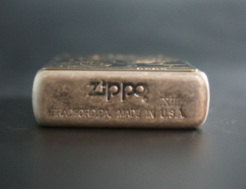 画像: zippo WINDY バレル加工 プレート 1997年製造 