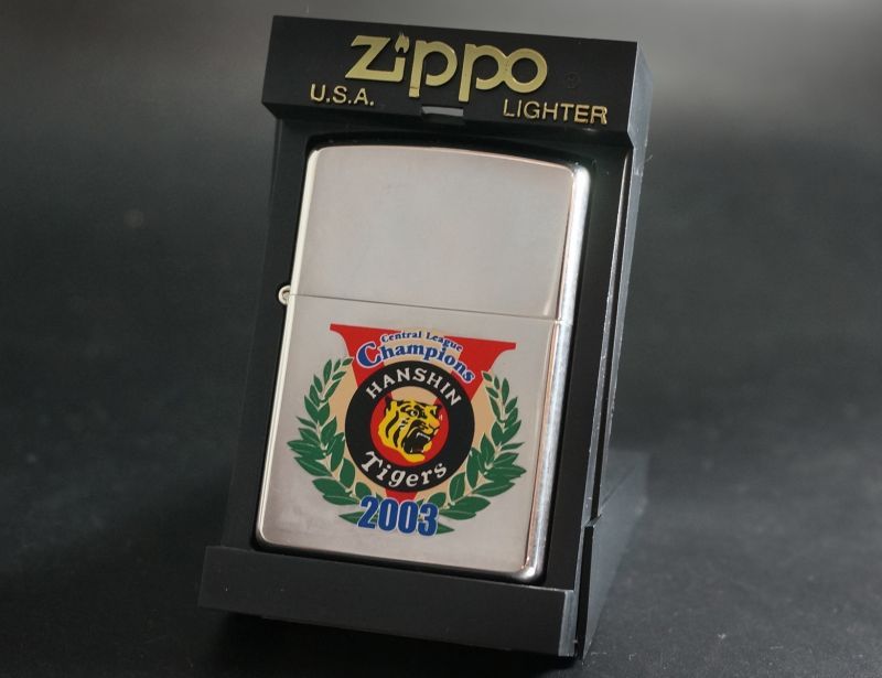 画像: zippo 阪神タイガース 優勝記念 2003年製造