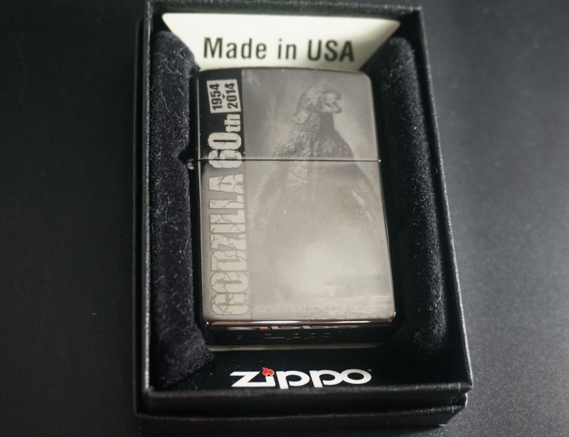 画像: zippo GOZILLA（ゴジラ）生誕60周年記念 2014年製造