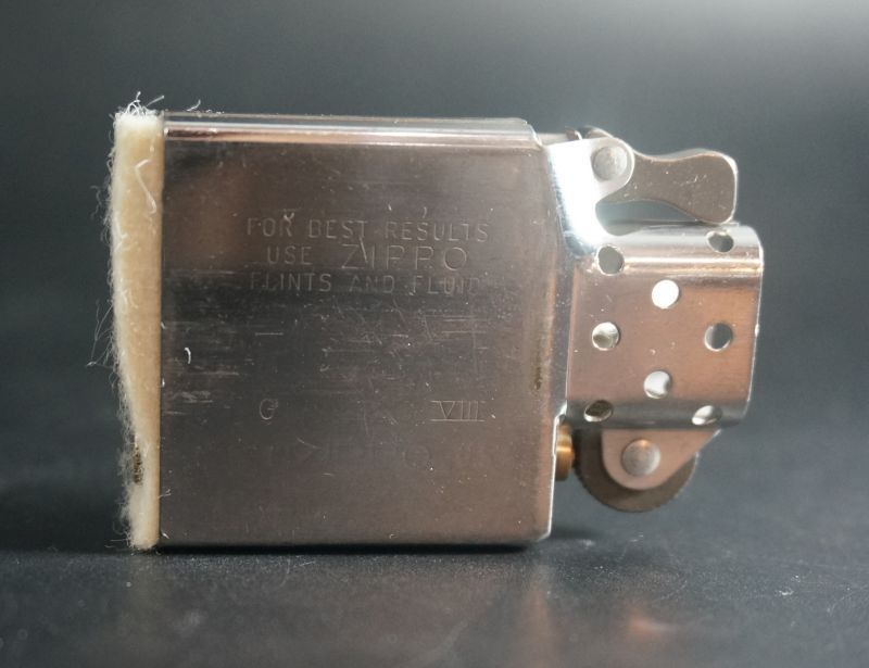 画像: zippo 革巻き ブラック ロゴ 1992年製造