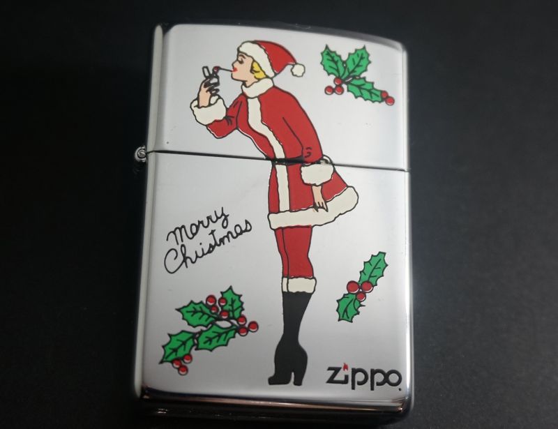 画像: zippo WINDY クリスマスガール ギフトBOXセット1994年製造