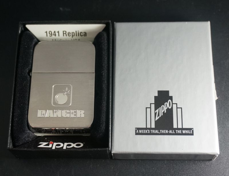 画像: zippo 1941REPLICA DANGER 2003年製造