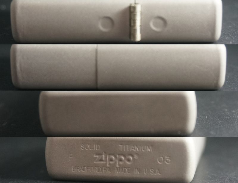 画像: zippo 純チタン（Solid Titanium） 2001年製造 