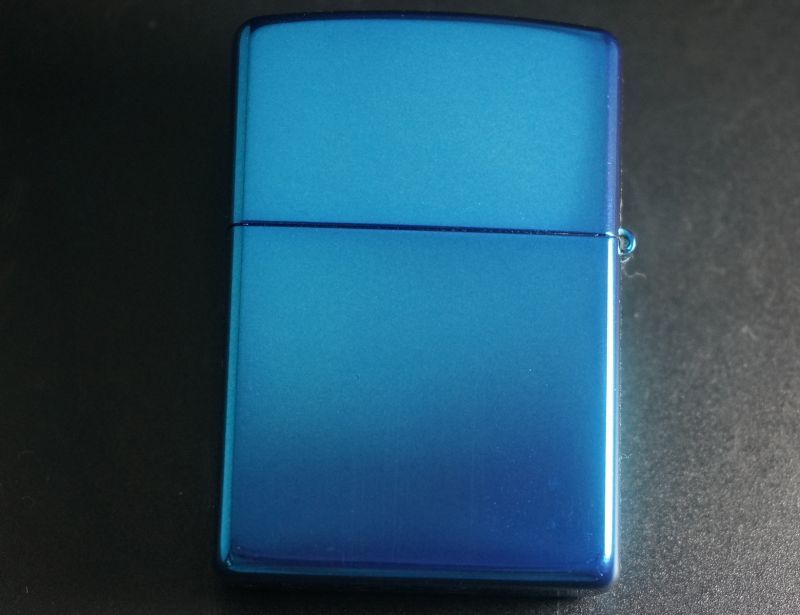 画像: zippo ドルフィン シェル ブルーチタン 