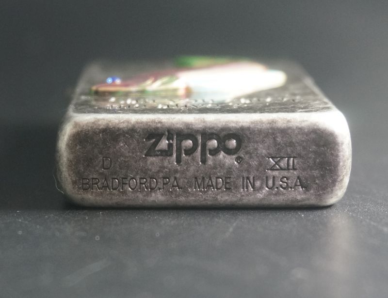 画像: zippo 魚メタル バレル加工 1996年製造