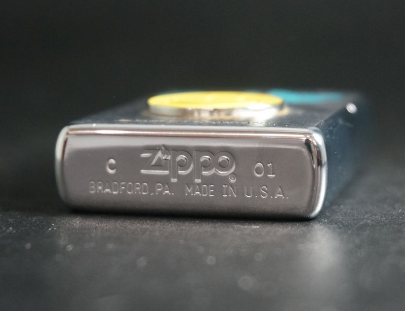 画像: zippo SMILEY メタル 2001年製造