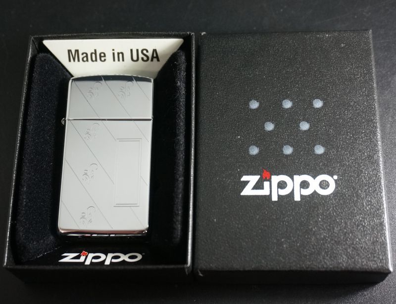 画像: zippo スリム復刻 ダイアゴナル