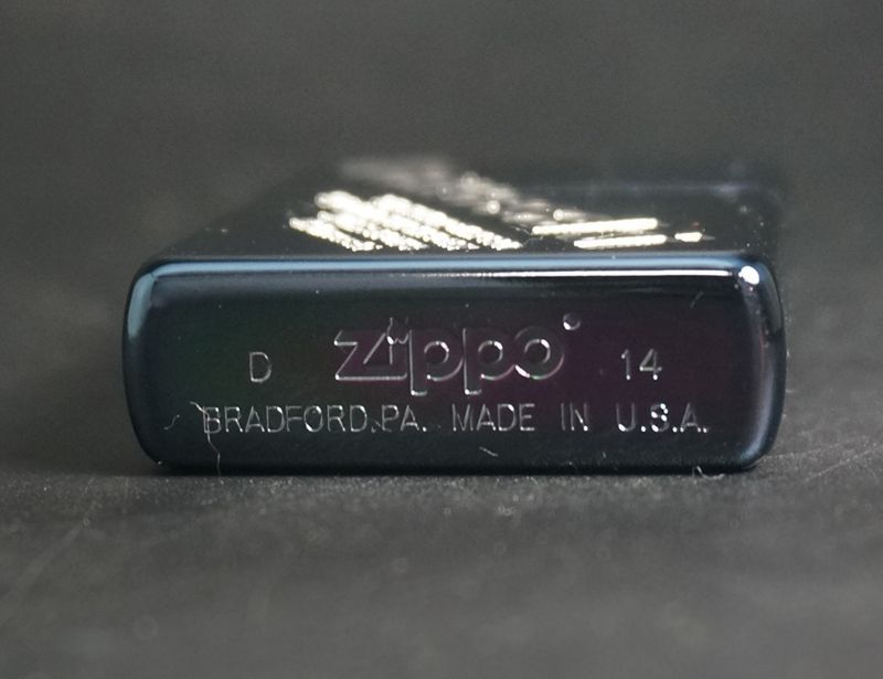 画像: zippo Kawasaki ブルーチタン 2014年製造