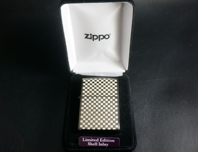 画像: zippo シェルチェッカー 両面デザイン 100個限定 BK