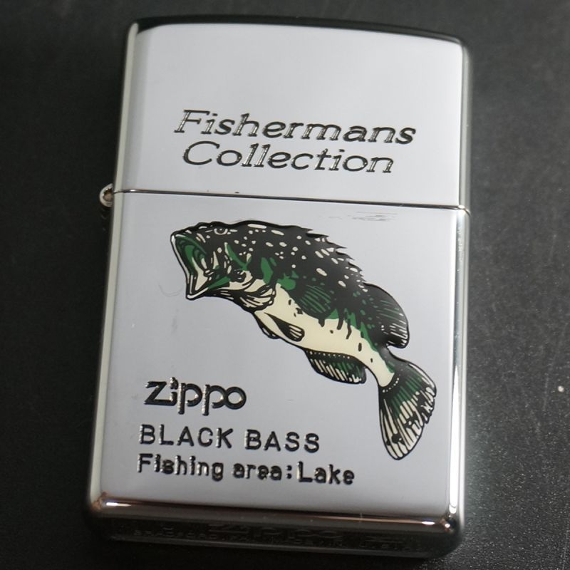画像1: zippo Fishermans Collection BLACK BASS SV 1996年製造