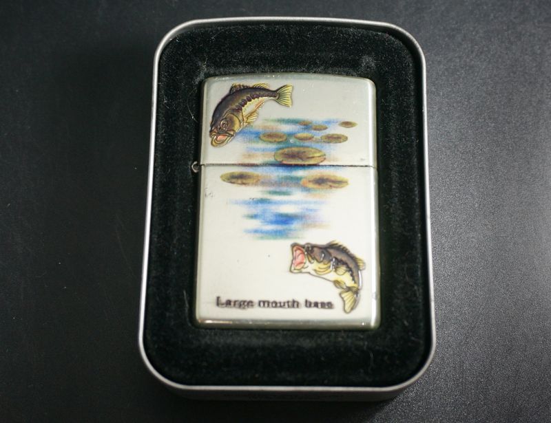 画像: zippo Large mouth bass 5面デザイン 1995年製造 キズあり