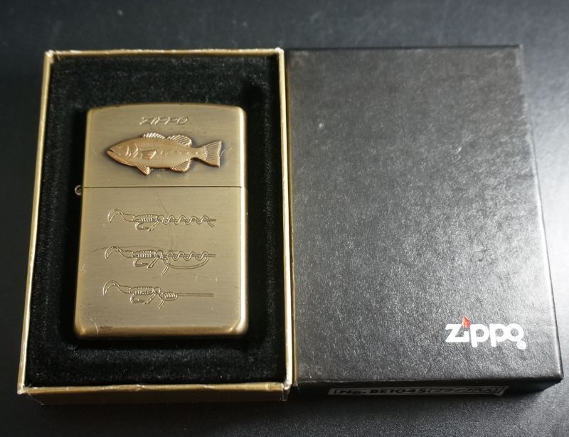 画像: zippo ブラックバス 1996年製造 キズあり