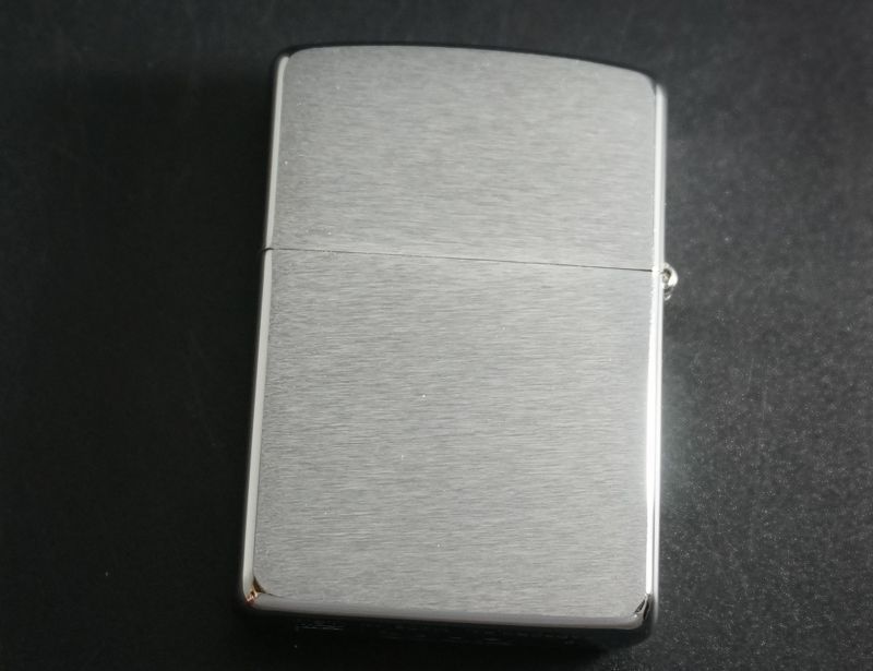 画像: zippo #200 ブラッシュ・クローム 1996年製造