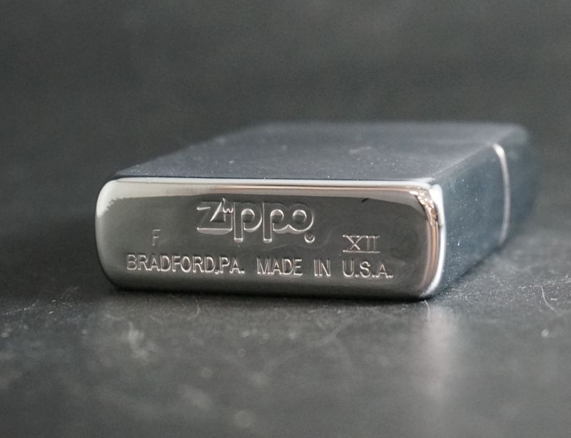 画像: zippo #200 ブラッシュ・クローム 1996年製造