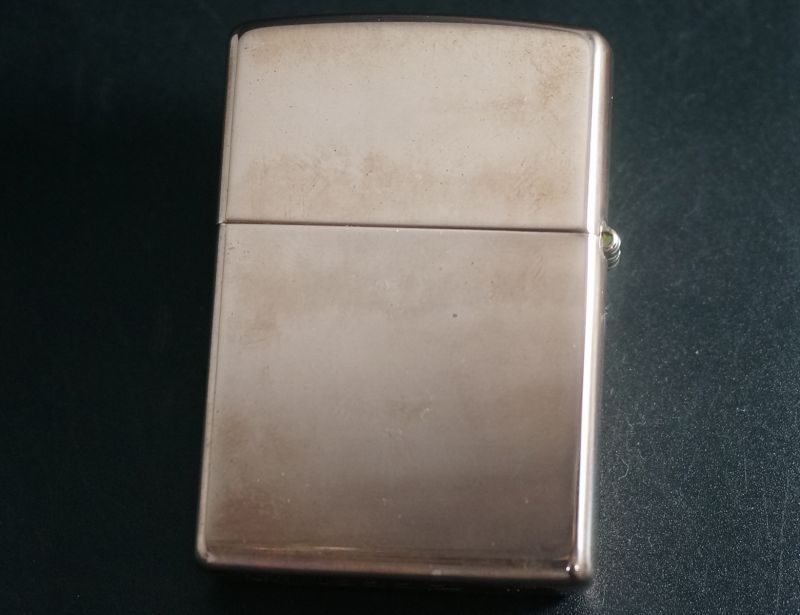 画像: zippo SOLID COPPER(純銅）ミラー 2008年製造 色むらあり