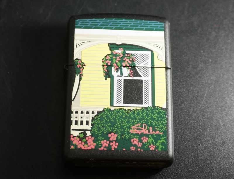 画像: zippo ブレイズデイル 生家木製スタンドセット 2003年製造