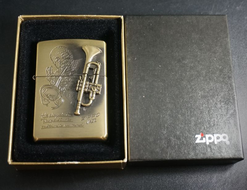 画像: zippo JAZZ トランペット 2004年製造 