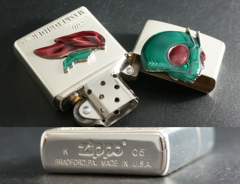 画像: zippo 仮面ライダー フェイス 35周年記念 旧1号