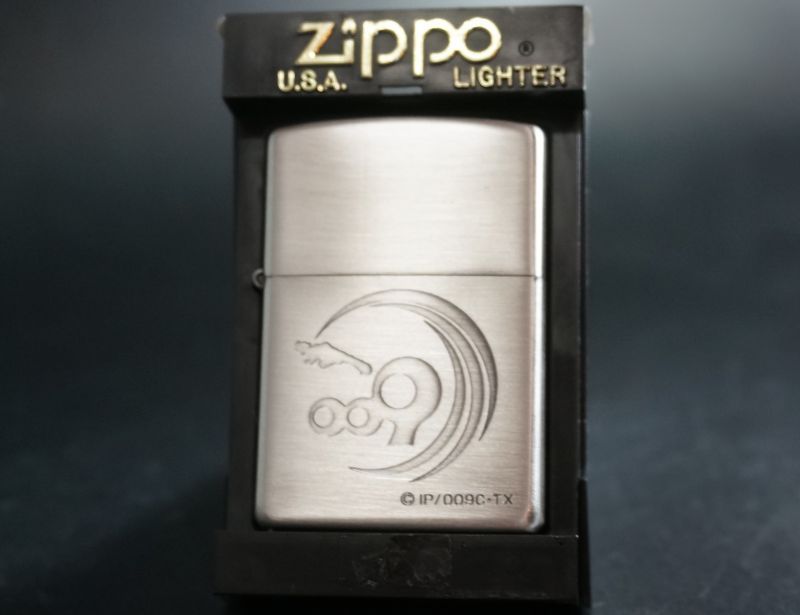 画像: zippo サイボーグ009 ロゴ 2001年製造