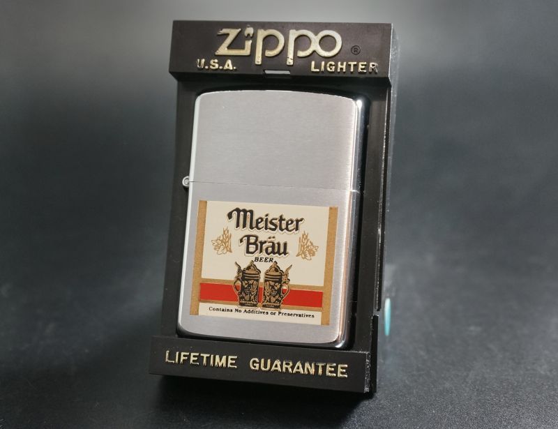 画像: zippo Meister Brau BEER 1987年製造