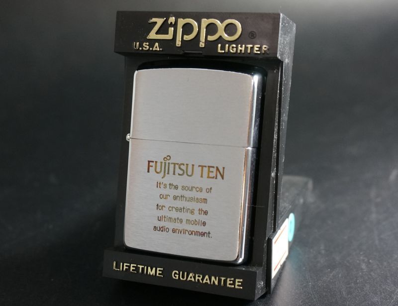 画像: zippo FUJITSU TEN 1994年製造
