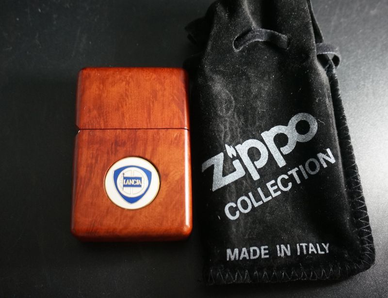 画像: zippo LANCIA(ランチア） ウッド 1996年製造