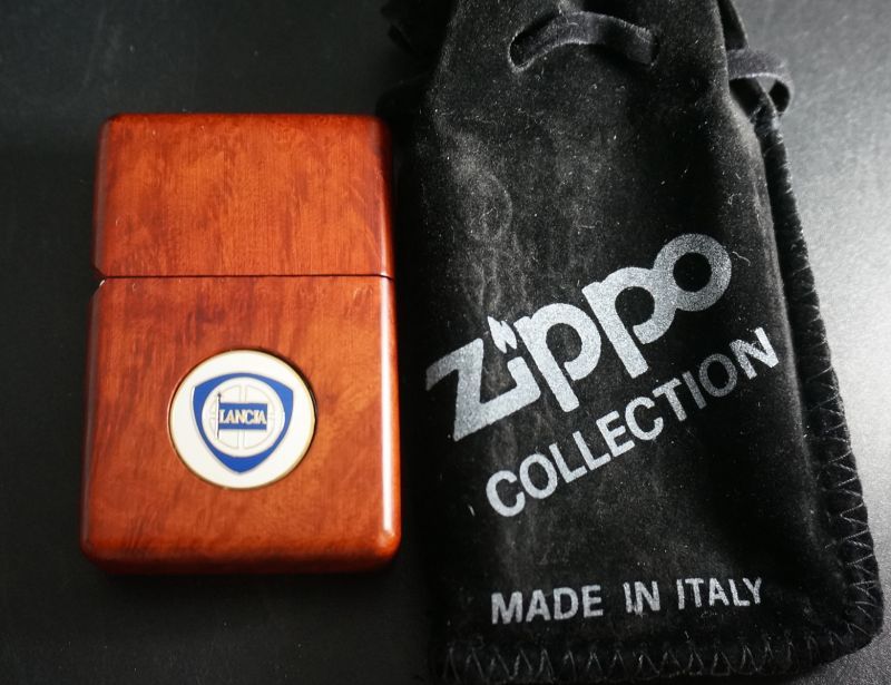 画像: zippo MASWRATI(マセラティ） ウッド 1996年製造