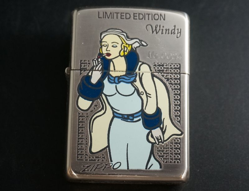 画像: zippo WINDY シルバーメッキ IDカプセルセット 1996年製造